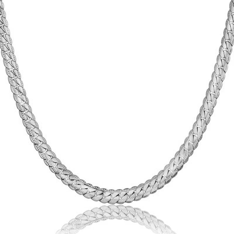 Hot Sale Antique Flat Snake Chain Necklace 4/6Mm Stainless Steel Gold Color Choker Long Chains for Women Men Jewelry XL570ST