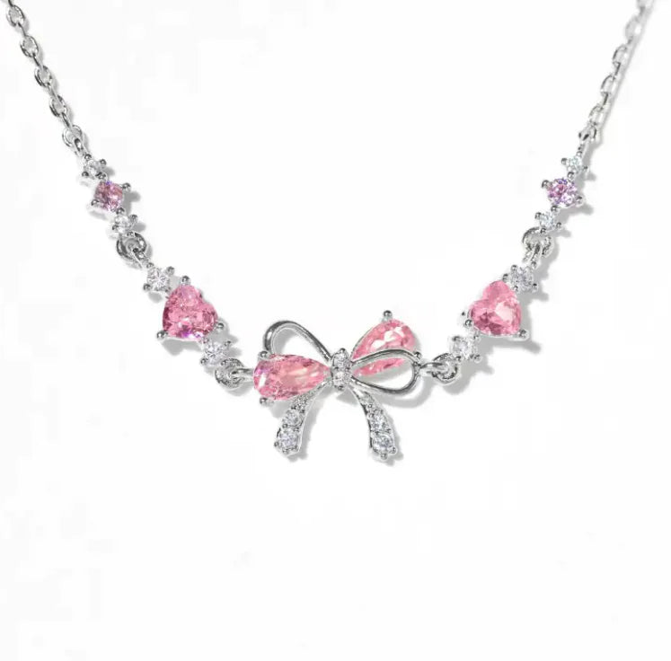 Pulsera Lazo Corazón – Acabado Dorado