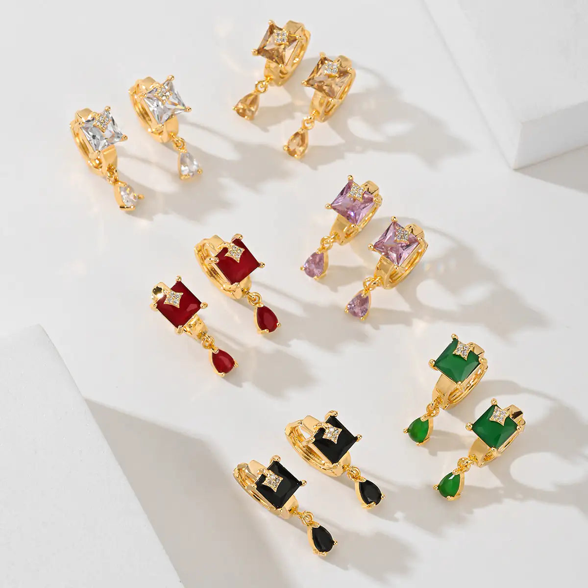 Pendientes de Moda LUNEX ORO® – Acabado Dorado