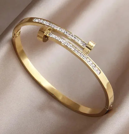 Nail Zircon Bracelet